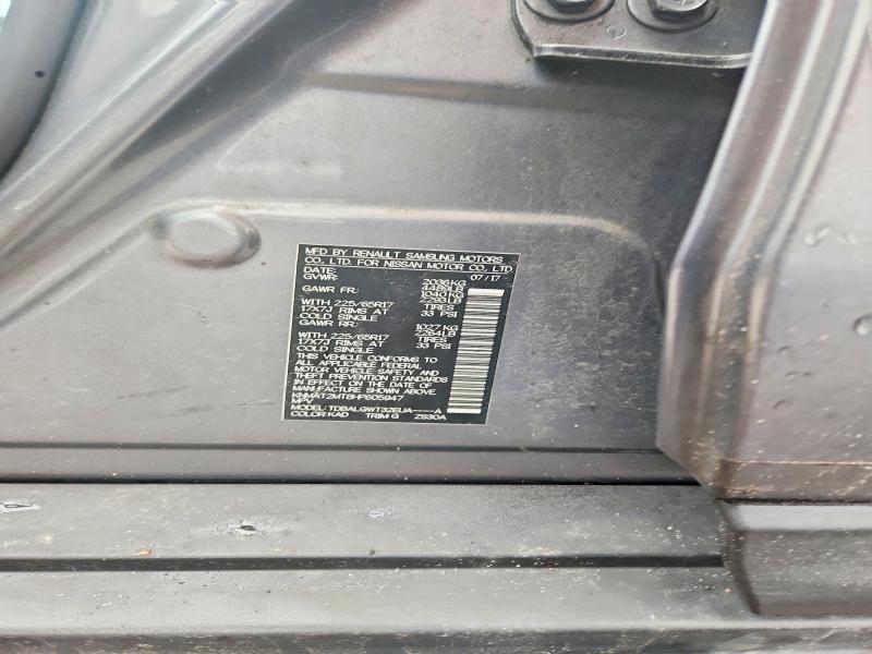 79209035 :رقم المزاد ، KNMAT2MT8HP605947 vin ، 2017 Nissan Rogue مزاد بيع