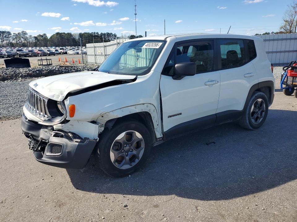 Auction sale of the 2016 Jeep Renegade, vin: ZACCJAAT8GPD17361, lot number: 46520396