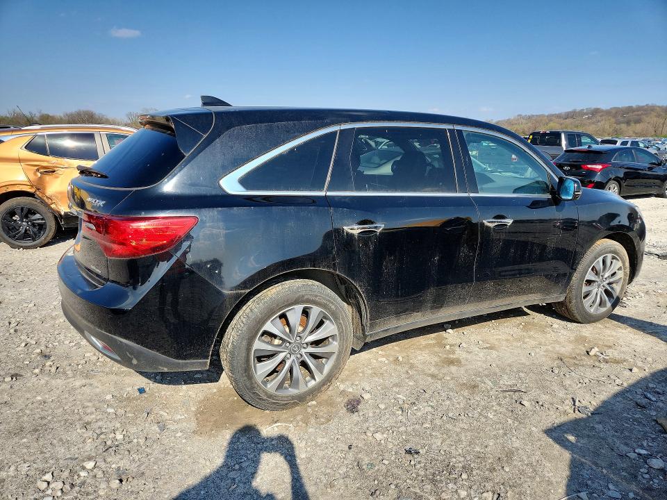 2016 Acura Mdx მანქანა იყიდება აუქციონზე, vin: 5FRYD4H44GB045166, აუქციონის ნომერი: 47639656