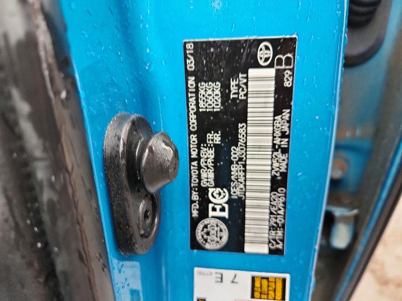 Aukcja sprzedaży 2018 Toyota Prius Prime, vin: JTDKARFP1J3076583, numer aukcji: 46183876