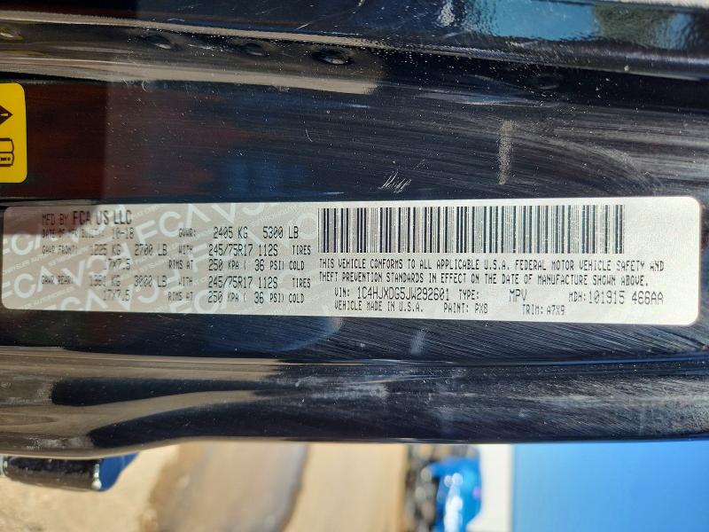 Продаж на аукціоні авто 2018 Jeep Wrangler Unlimited, vin: 1C4HJXDG5JW292601, номер лоту: 46367976