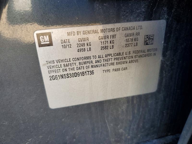 Продажа на аукционе авто 2013 Cadillac Xts, vin: 2G61N5S30D9151736, номер лота: 79175585