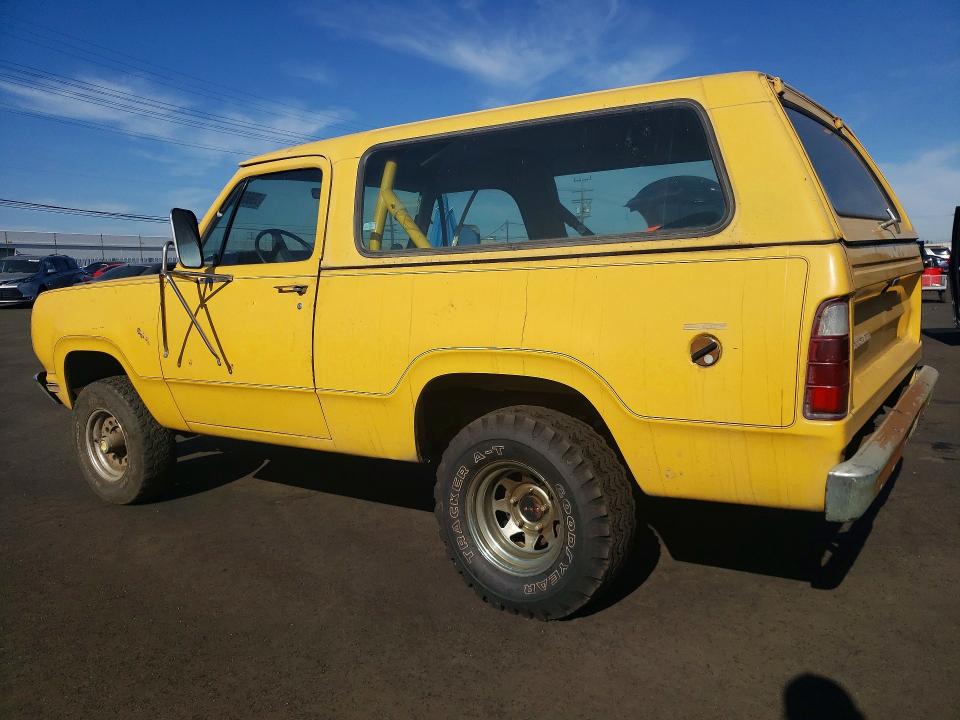 79660885 :رقم المزاد ، A10JTAC123540 vin ، 1980 Dodge Ramcharger مزاد بيع