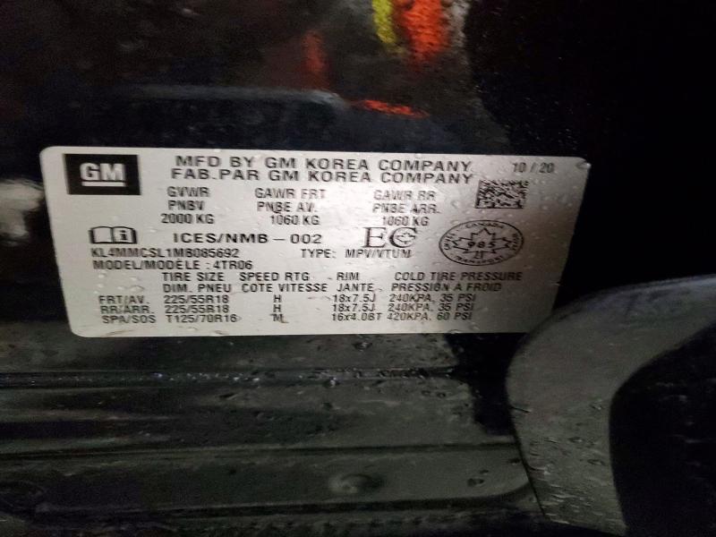 Aukcja sprzedaży 2021 Buick Encore Gx, vin: KL4MMCSL1MB085692, numer aukcji: 45816986