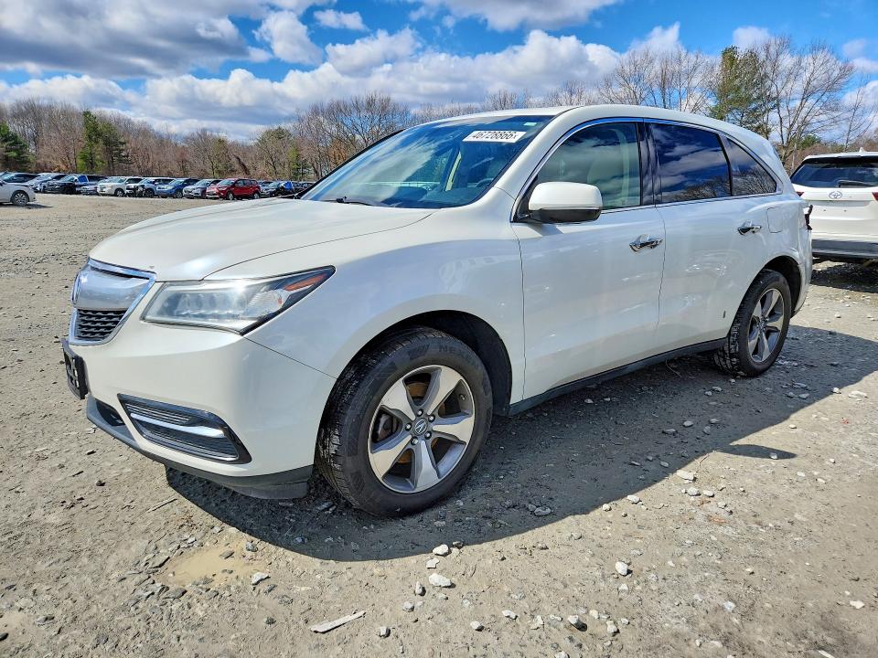 Auction sale of the 2016 Acura Mdx, vin: 5FRYD4H25GB014281, lot number: 46728866
