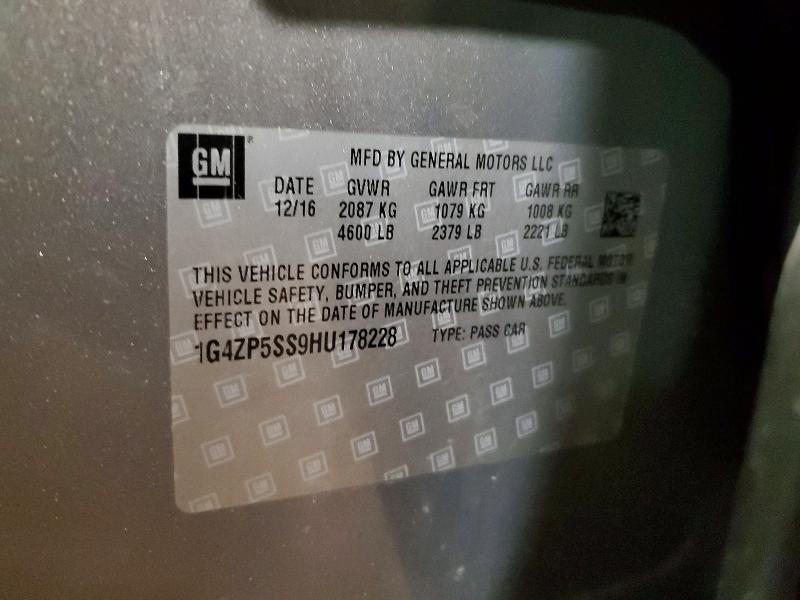 Aukcja sprzedaży 2017 Buick Lacrosse, vin: 1G4ZP5SS9HU178228, numer aukcji: 46353616