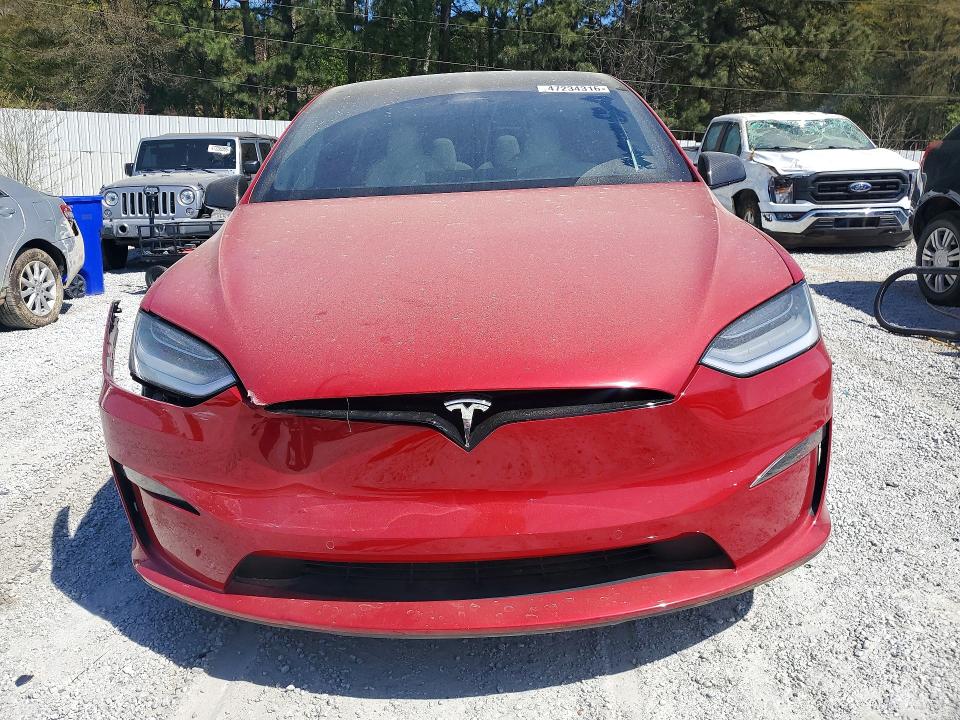 2022 Tesla Model X მანქანა იყიდება აუქციონზე, vin: 7SAXCBE64NF337412, აუქციონის ნომერი: 47234316