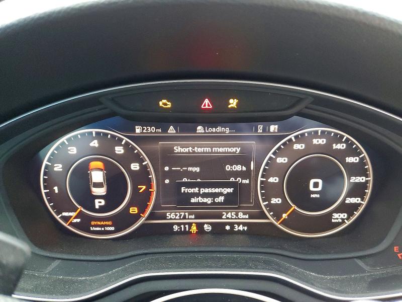 Продажа на аукционе авто 2018 Audi A4, vin: WAUENAF47JA055433, номер лота: 46673106