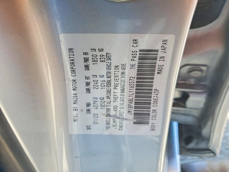 46740236 :رقم المزاد ، JM1BPABL1L1165572 vin ، 2020 Mazda 3 مزاد بيع