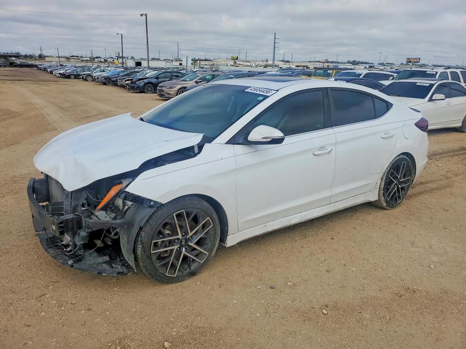 2020 Hyundai Elantra მანქანა იყიდება აუქციონზე, vin: KMHD04LB4LU012621, აუქციონის ნომერი: 45654456