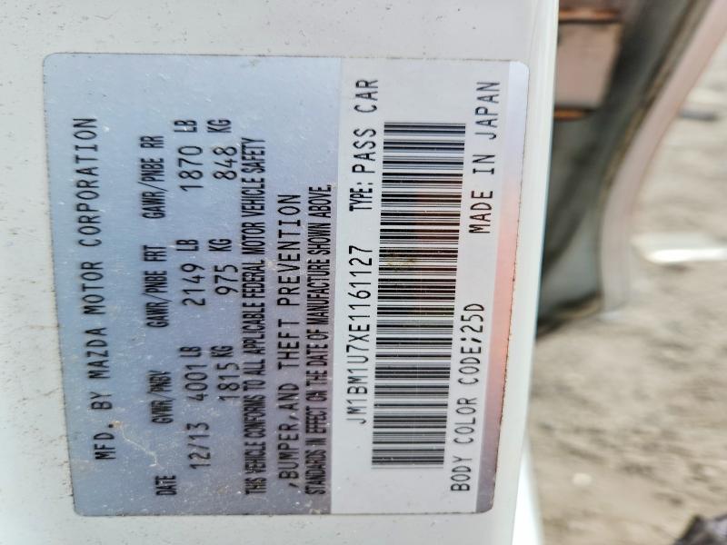 47109856 :رقم المزاد ، JM1BM1U7XE1161127 vin ، 2014 Mazda 3 مزاد بيع
