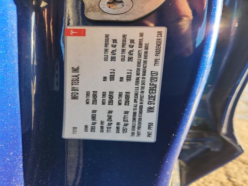 78229445 :رقم المزاد ، 5YJ3E1EB9JF120137 vin ، 2018 Tesla Model 3 مزاد بيع