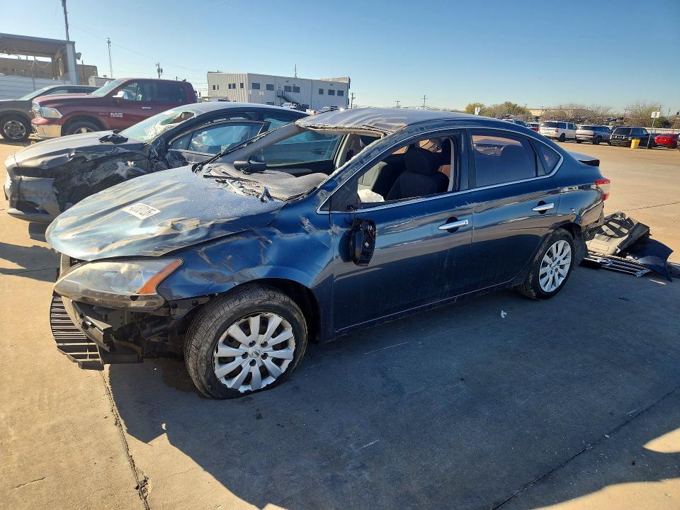 2014 Nissan Sentra მანქანა იყიდება აუქციონზე, vin: 1N4AB7AP2EN854684, აუქციონის ნომერი: 42080126