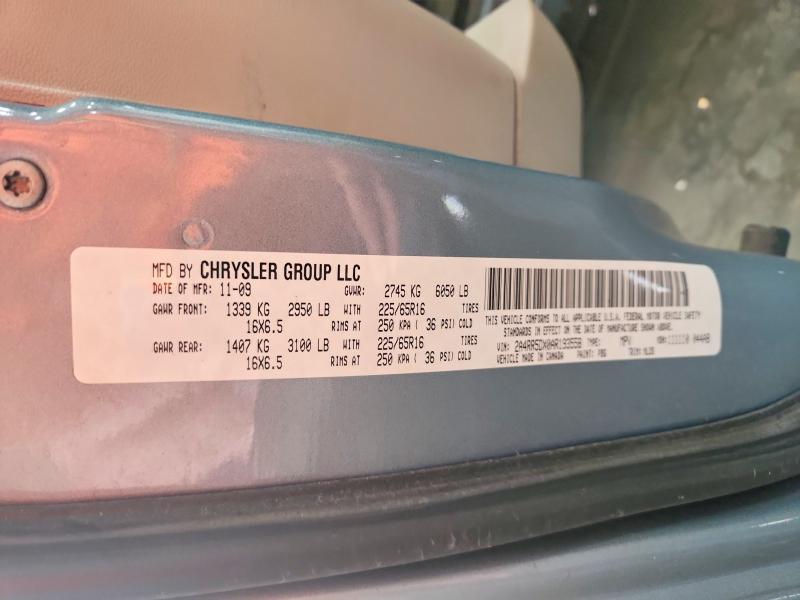 2010 Chrysler Town & Country მანქანა იყიდება აუქციონზე, vin: 2A4RR5DX0AR193558, აუქციონის ნომერი: 45928476