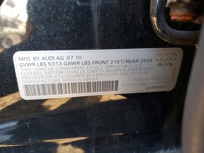 Aukcja sprzedaży 2011 Audi A6, vin: WAUKGAFBXBN016969, numer aukcji: 47911956