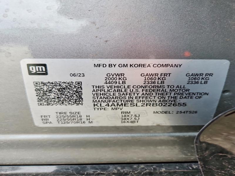 46312136 :رقم المزاد ، KL4AMESL2RB022655 vin ، 2024 Buick Encore Gx مزاد بيع