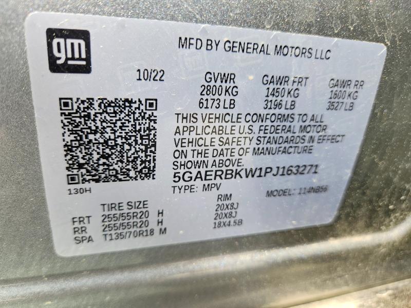 Продаж на аукціоні авто 2023 Buick Enclave, vin: 5GAERBKW1PJ163271, номер лоту: 47175426