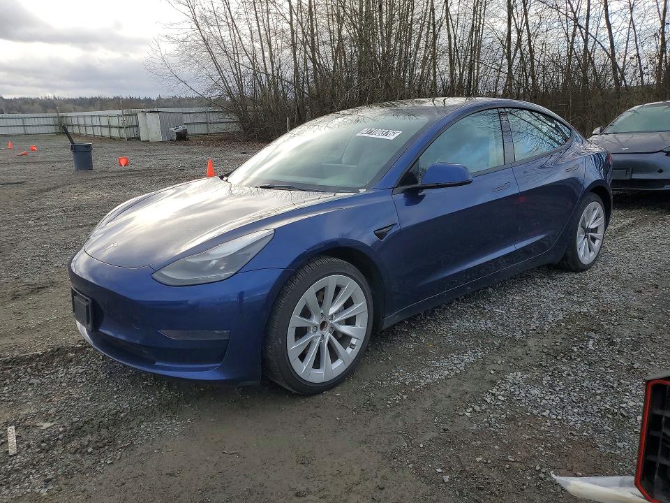 Aukcja sprzedaży 2022 Tesla Model 3, vin: 5YJ3E1EA4NF304737, numer aukcji: 47100376