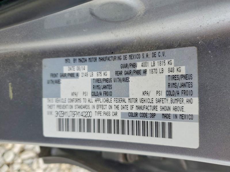 Aukcja sprzedaży 2015 Mazda 3, vin: 3MZBM1U78FM140200, numer aukcji: 41808126