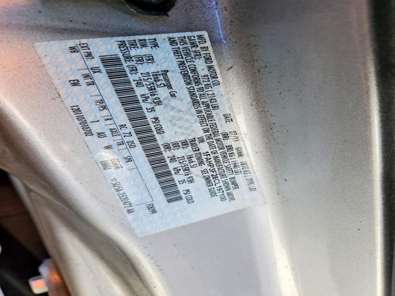 Продажа на аукционе авто 2012 Ford Focus, vin: 1FAHP3F28CL197100, номер лота: 46276496