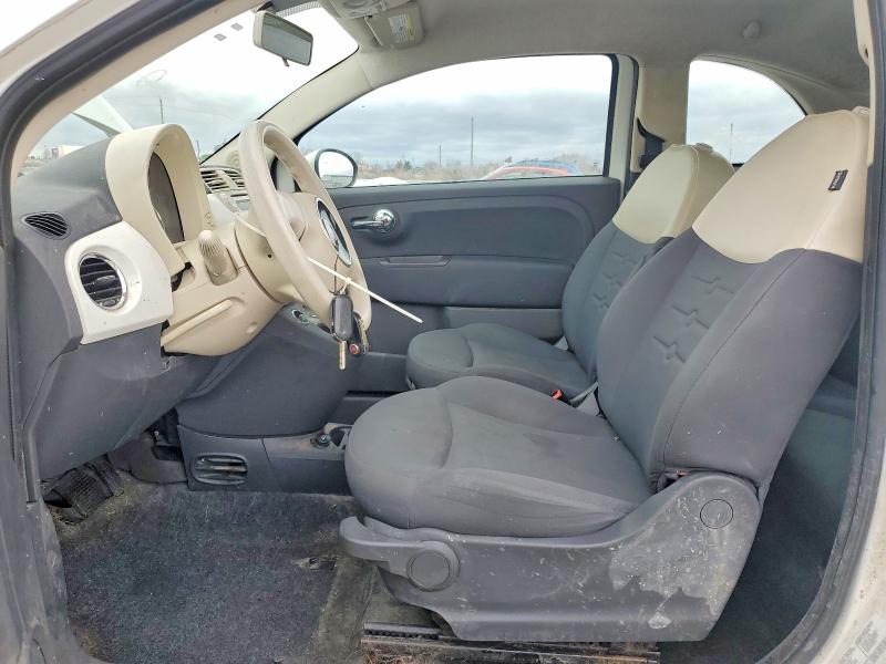 46042716 :رقم المزاد ، 3C3CFFAR2CT288918 vin ، 2012 Fiat 500 مزاد بيع