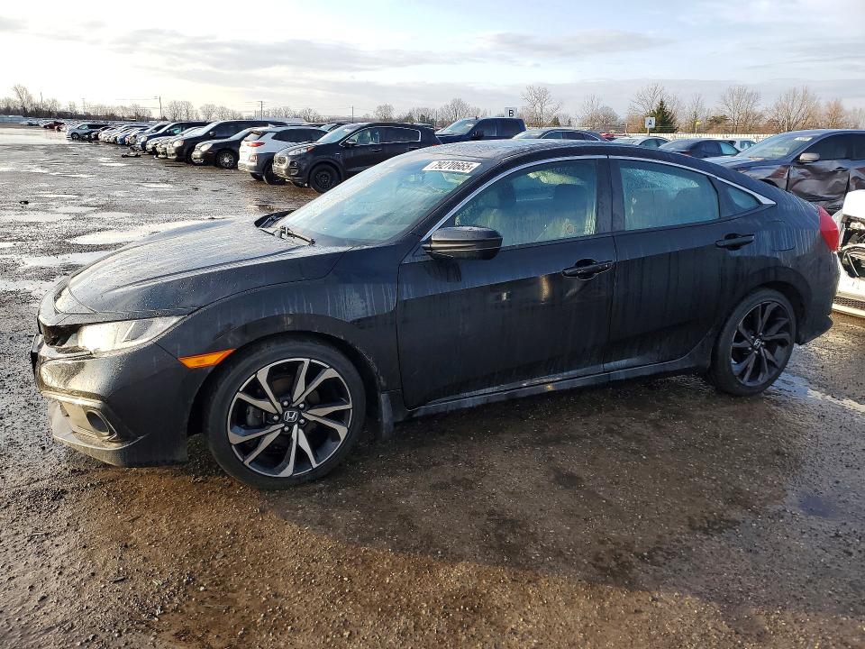 2020 Honda Civic მანქანა იყიდება აუქციონზე, vin: 2HGFC2F82LH034422, აუქციონის ნომერი: 79270665