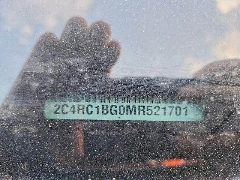 2021 Chrysler Pacifica მანქანა იყიდება აუქციონზე, vin: 2C4RC1BG0MR521701, აუქციონის ნომერი: 79417465
