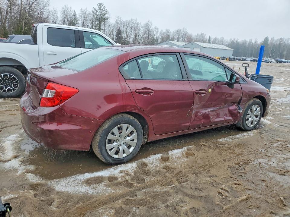 Продаж на аукціоні авто 2012 Honda Civic, vin: 2HGFB2F4XCH026228, номер лоту: 46217676
