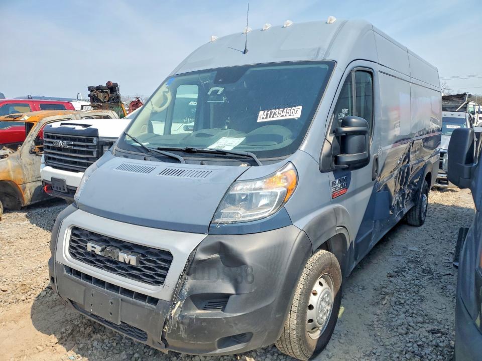 Продаж на аукціоні авто 2021 Ram Promaster 3500, vin: 3C6MRVJG0ME586896, номер лоту: 41735456