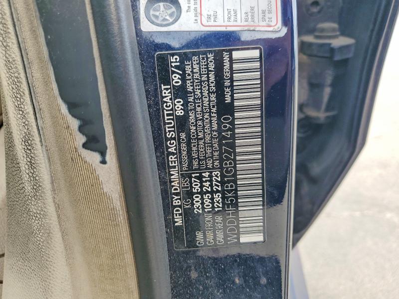 Aukcja sprzedaży 2016 Mercedes-benz E, vin: WDDHF5KB1GB271490, numer aukcji: 46724316