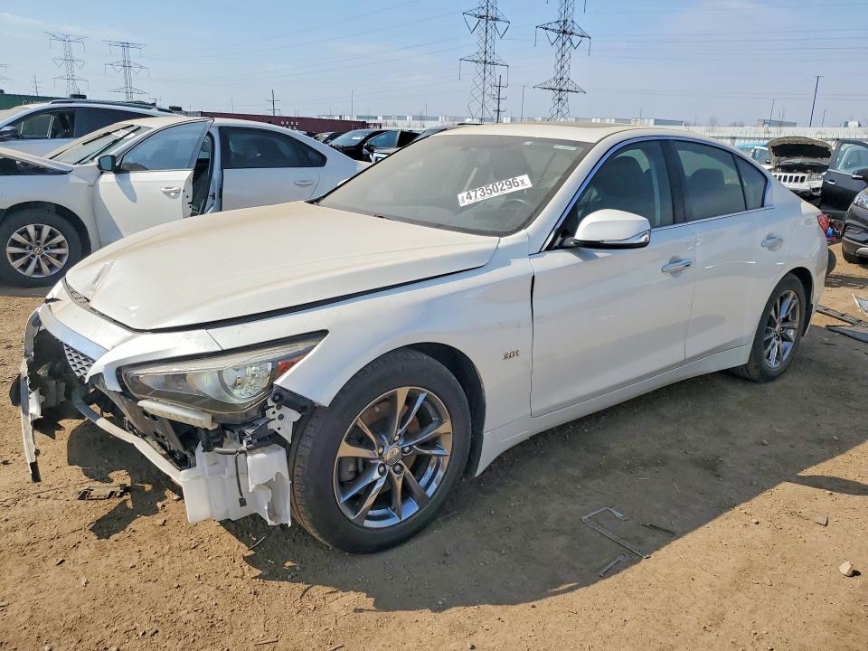 2017 Infiniti Q50 მანქანა იყიდება აუქციონზე, vin: JN1EV7AR6HM839347, აუქციონის ნომერი: 47350296