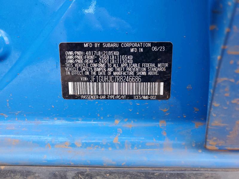 Aukcja sprzedaży 2024 Subaru Impreza, vin: JF1GUHJC7R8246686, numer aukcji: 46775796