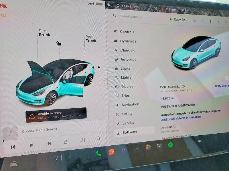 Продаж на аукціоні авто 2021 Tesla Model 3, vin: 5YJ3E1EA4MF032219, номер лоту: 45967126