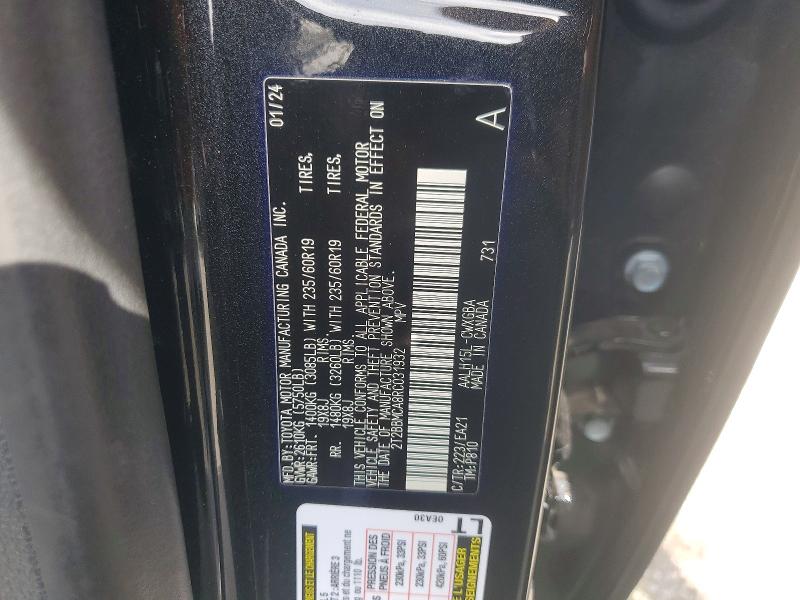 Auction sale of the 2024 Lexus Rx 350h, vin: 2T2BBMCA8RC031932, lot number: 47831246