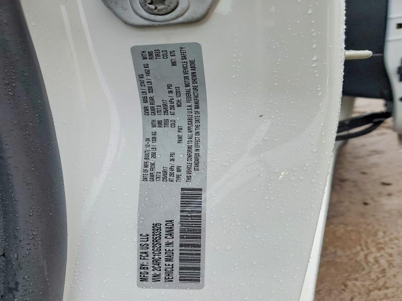 2025 Chrysler Voyager მანქანა იყიდება აუქციონზე, vin: 2C4RC1CG2SR533926, აუქციონის ნომერი: 48109136