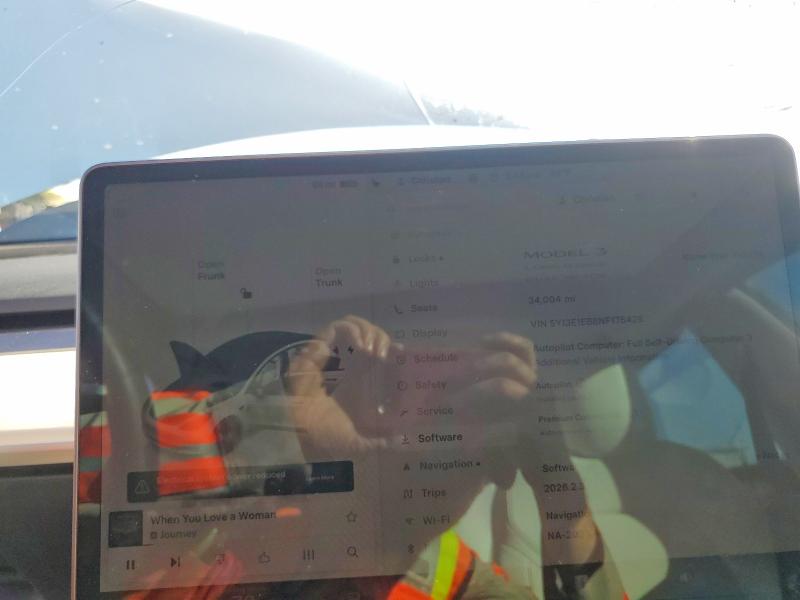 79575395 :رقم المزاد ، 5YJ3E1EB8NF175426 vin ، 2022 Tesla Model 3 مزاد بيع