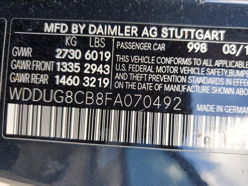 Aukcja sprzedaży 2015 Mercedes-benz S, vin: WDDUG8CB8FA070492, numer aukcji: 47323726