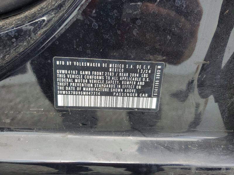 Продаж на аукціоні авто 2025 Volkswagen Jetta, vin: 3VW5X7BU9SM047714, номер лоту: 79813115