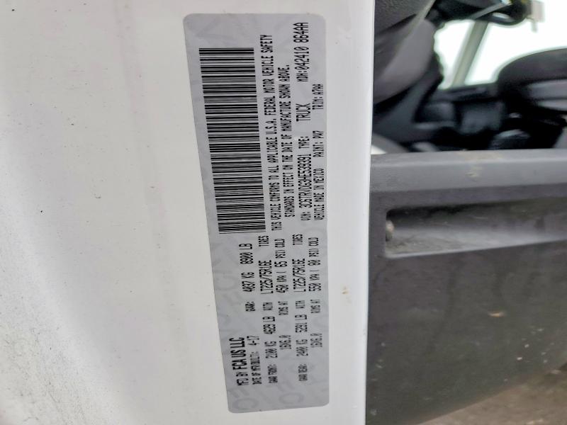 49586406 :رقم المزاد ، 3C6TRVDG3HE539391 vin ، 2017 Ram Promaster 2500 مزاد بيع