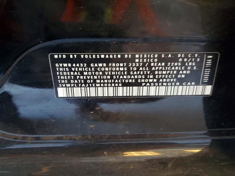 Продажа на аукционе авто 2014 Volkswagen Jetta, vin: 3VWPL7AJ1EM606866, номер лота: 41948396