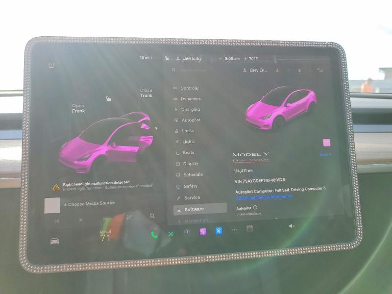 Aukcja sprzedaży 2022 Tesla Model Y, vin: 7SAYGDEF7NF489978, numer aukcji: 46626756