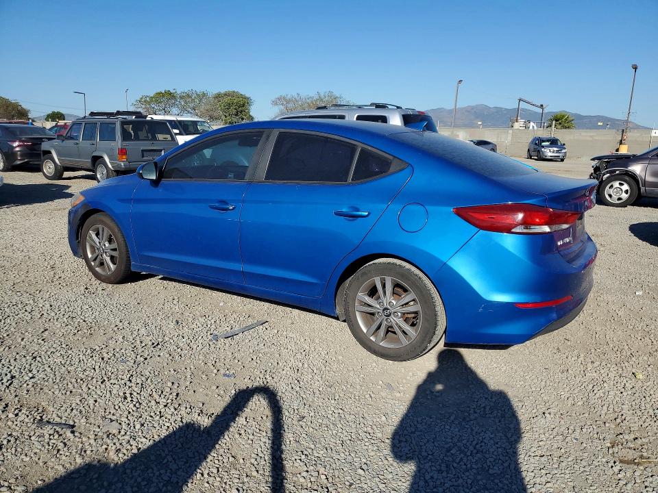 2018 Hyundai Elantra მანქანა იყიდება აუქციონზე, vin: KMHD84LF1JU554171, აუქციონის ნომერი: 46066796