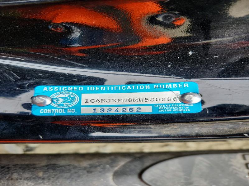 Продаж на аукціоні авто 2021 Jeep Wrangler Unlimited, vin: 1C4HJXFN8MW580886, номер лоту: 48302976