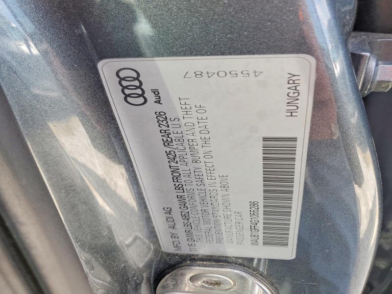 48157376 :رقم المزاد ، WAUB1GFF4G1055286 vin ، 2016 Audi S3 مزاد بيع