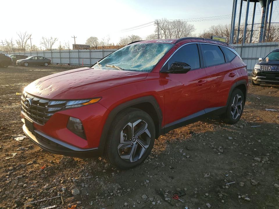 47143406 :رقم المزاد ، 5NMJFCAE6NH095704 vin ، 2022 Hyundai Tucson مزاد بيع