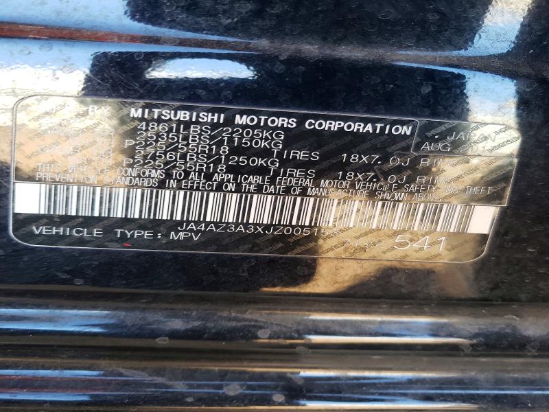 Aukcja sprzedaży 2018 Mitsubishi Outlander, vin: JA4AZ3A3XJZ005153, numer aukcji: 46306166