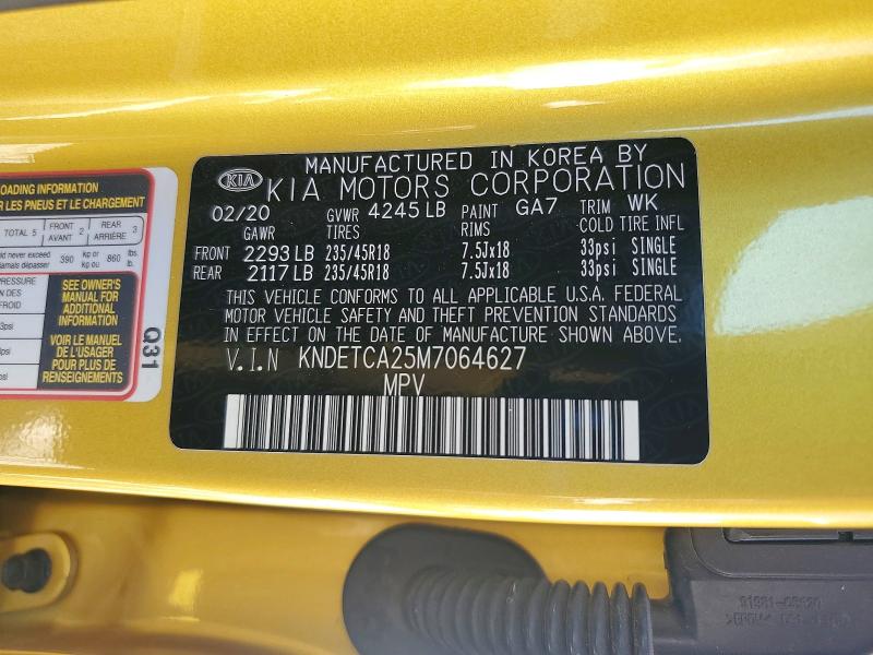 Продаж на аукціоні авто 2021 Kia Seltos, vin: KNDETCA25M7064627, номер лоту: 46900886