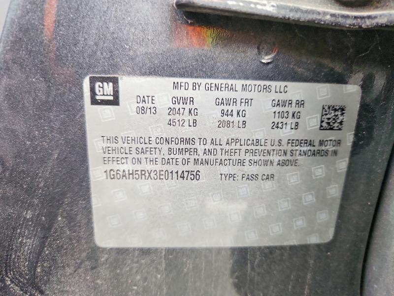 Продаж на аукціоні авто 2014 Cadillac Ats, vin: 1G6AH5RX3E0114756, номер лоту: 48296576