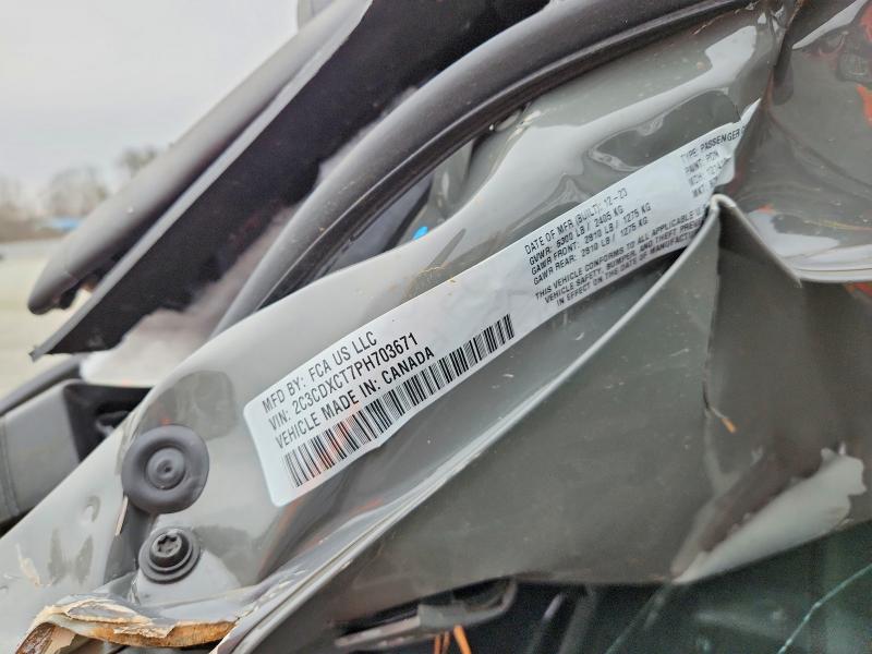79736565 :رقم المزاد ، 2C3CDXCT7PH703671 vin ، 2023 Dodge Charger مزاد بيع