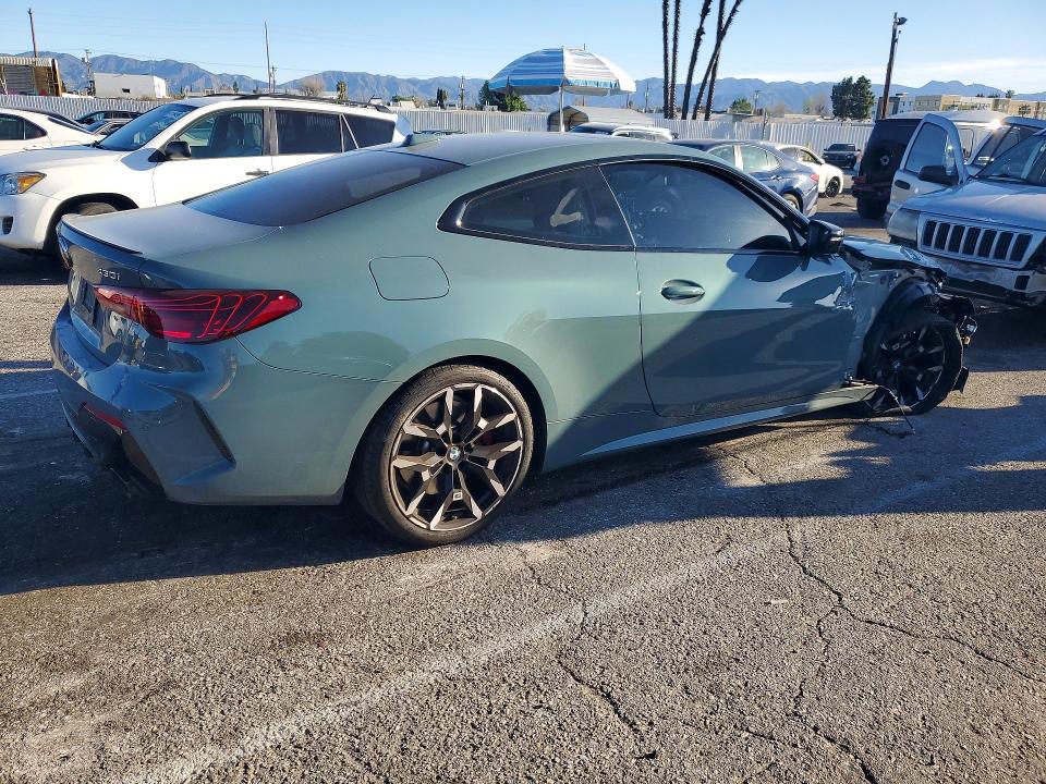 2025 Bmw 430i მანქანა იყიდება აუქციონზე, vin: WBA43DA01SCS61750, აუქციონის ნომერი: 41778596
